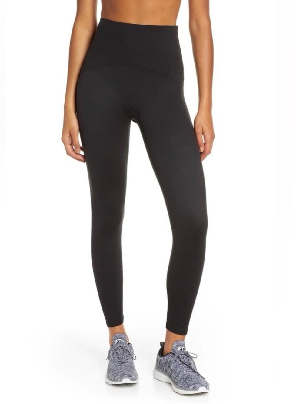 SPANX Black High-Waist Sculpting Booty Boost 7/8 length size MEDIUM Leggings